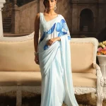 Shanti Saree in Blue