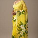 Yellow Daisy Saree