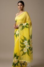 Yellow Daisy Saree