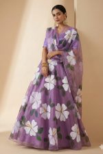 Lilac lehangga