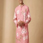 The Rose Pink Petal Panjabi