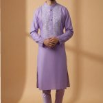 Lavender & Silver Panjabi