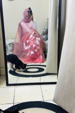 Soft Peach White Floral Organza Saree - Image 2