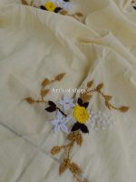 Rose cotton saree - Image 6