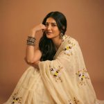 Rose cotton saree